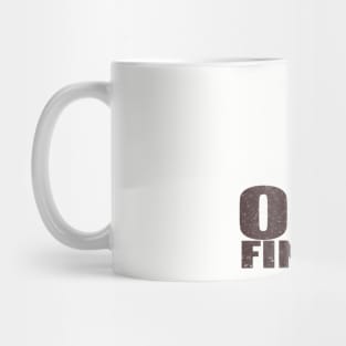 Two Words One Finger Mug